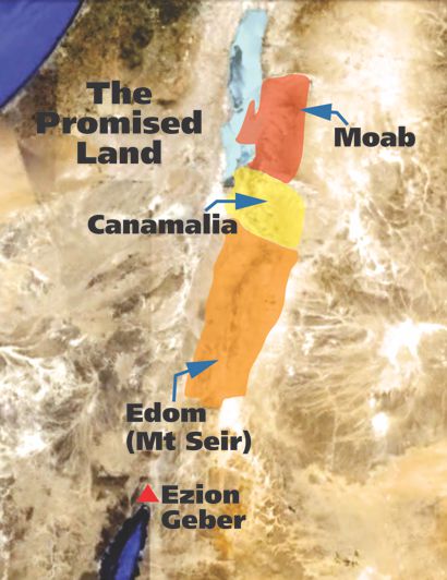 Edom, Canamalia and Moab